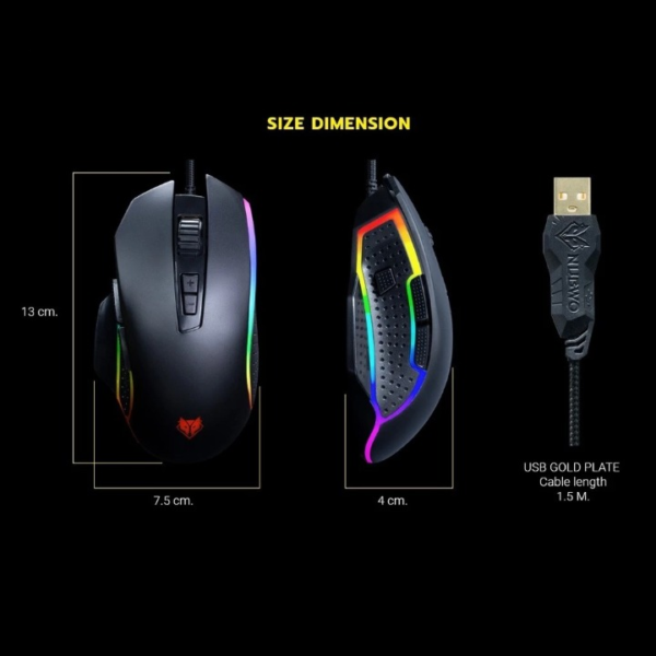 Nubwo Gaming Macro Mouse NM-90M2 - Image 2