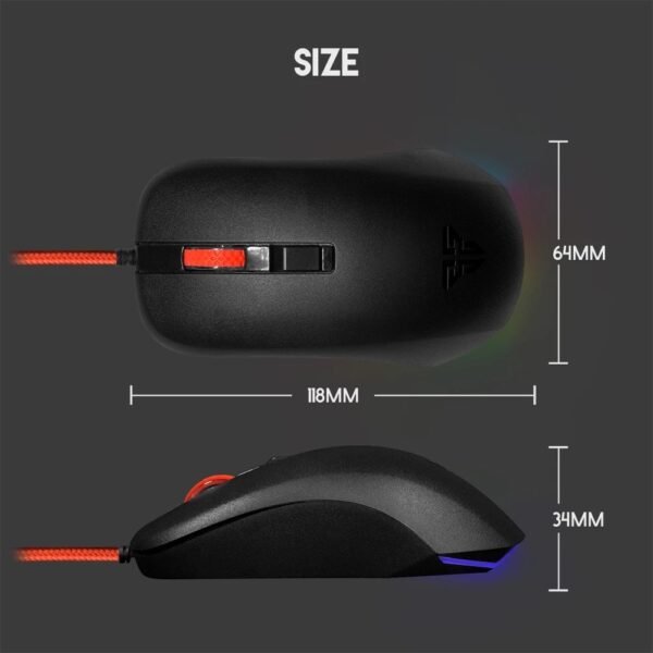 FANTECH รุ่น G13 RHASTA II Gaming Mouse - Image 3