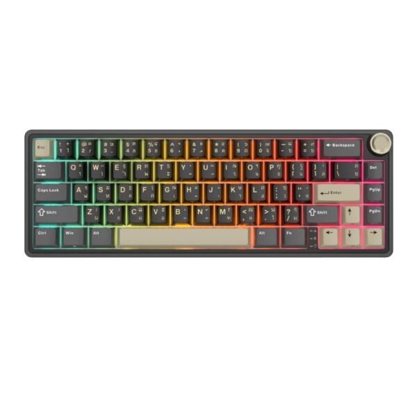 Rk ROYAL KLUDGE RKR65 แบบใช้สาย คีย์บอร์ดเมคคานิคอล