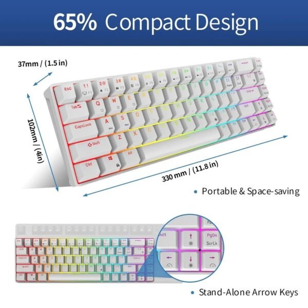 Royal Kludge RK855 RGB Hotswap USB HUB ไร้สาย บลูทูธ 5.0 - Image 3