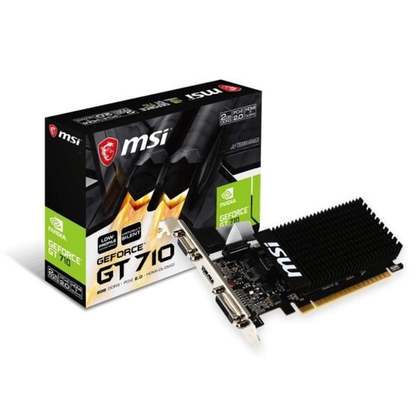 MSI GeForce GT 710 2GB DDR3 Low-Profile - Image 2