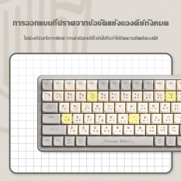 LANGTU GK102 wireless Bluetooth Mechanical keyboard gaming - Image 3