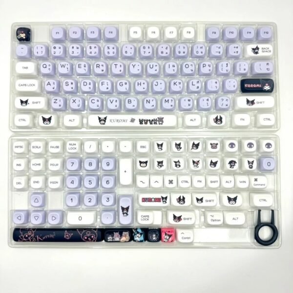 Kuromi keycapsไทย moa คีย์ไทย145 PBT