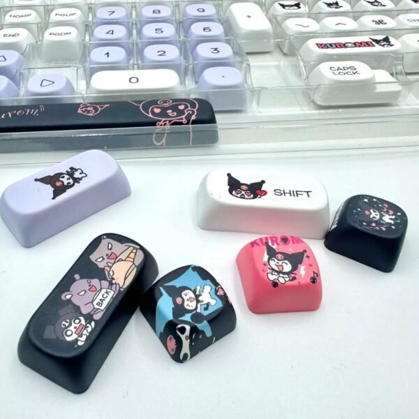 Kuromi keycapsไทย moa คีย์ไทย145 PBT - Image 3