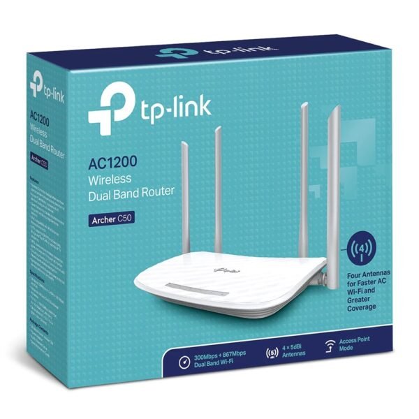 TP-LINK Router เราเตอร์ Wireless AC1200 Dual Band รุ่น Archer C50 - Image 3