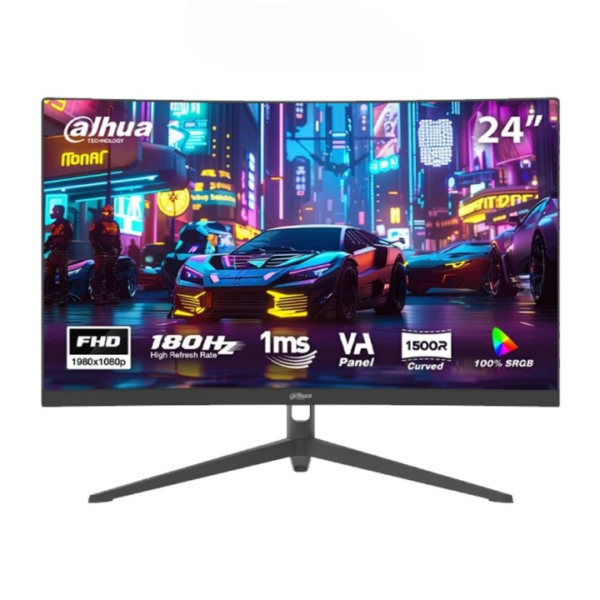 MONITOR (จอมอนิเตอร์) DAHUA LM24-E230CN - 23.6 VA FHD CURVED 180Hz