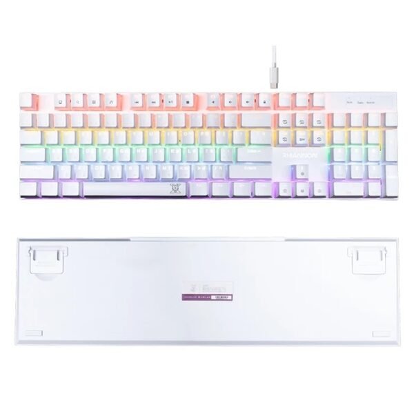 NUBWO X62 RHIANNON (WHITE) BLUE SWITCH - MINI RGB - EN/TH - Image 2