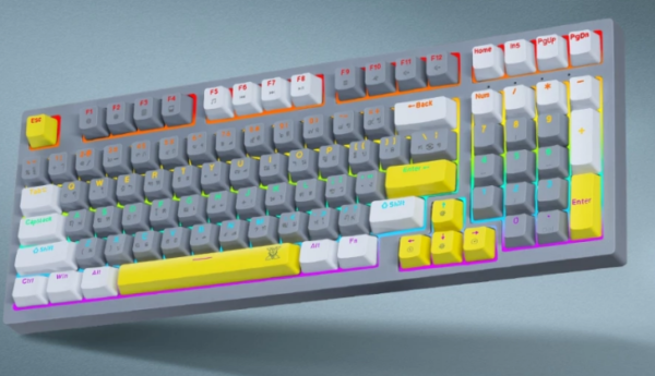 NUBWO คีย์บอร์ดเกมมิ่ง Mechanical MINI RGB รุ่น X802