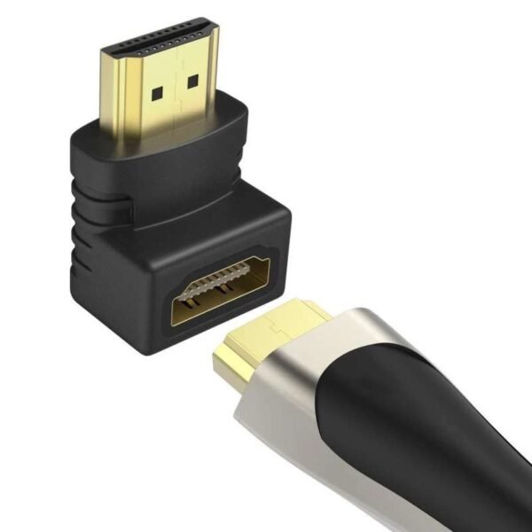 ตัวต่อสาย HDMI แบบงอ สำหรับพื้นที่แคบในการเสียบช่อง HDMI ของทีวี - Image 3